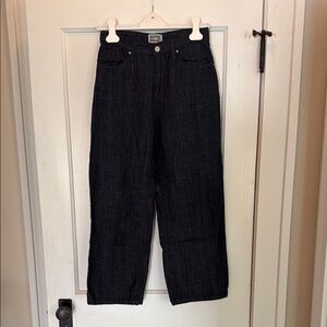The Limited Maison de Monde Black Blue Wide Leg Jeans